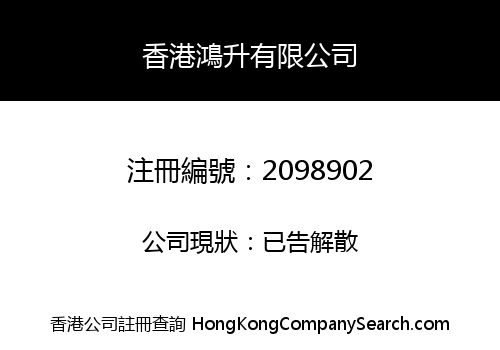 香港鴻升有限公司