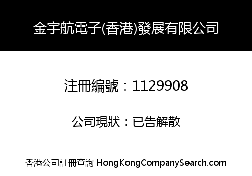 金宇航電子(香港)發展有限公司