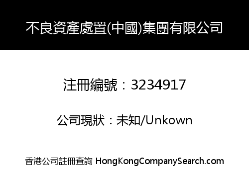 NPA MANAGEMENT (CHINA) GROUP LIMITED