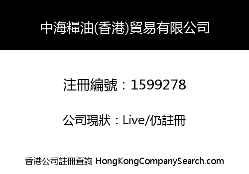 CHINA SEA GRAINS & OIL (H.K.) TRADING COMPANY LIMITED