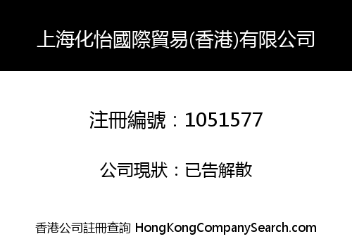 SHANGHAI CHEMICALS & PHARMACEUTICALS CO., LIMITED