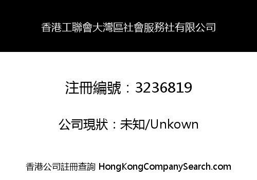 HKFTU Greater Bay Area Social Service Limited