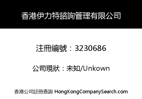 香港伊力特諮詢管理有限公司