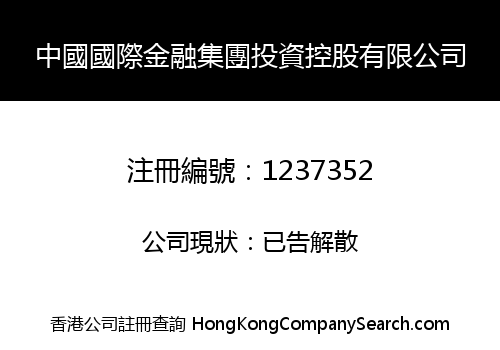 中國國際金融集團投資控股有限公司