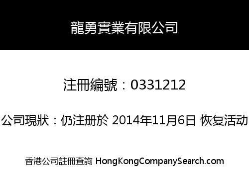 龍勇實業有限公司