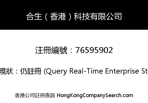 合生（香港）科技有限公司
