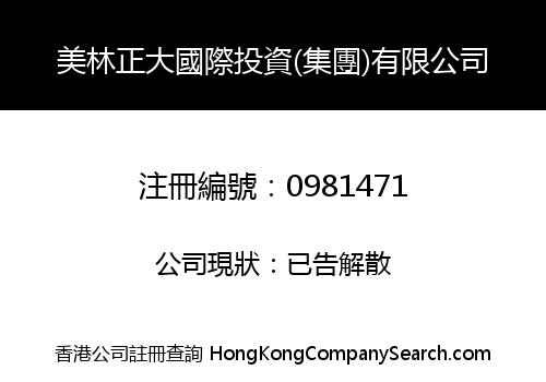 M&C INTERNATIONAL INVESTMENT (HOLDINGS) LIMITED