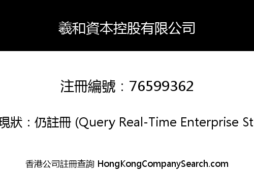 羲和資本控股有限公司